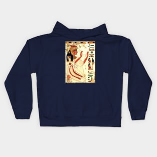 Queen Nefretere worshiping Kids Hoodie